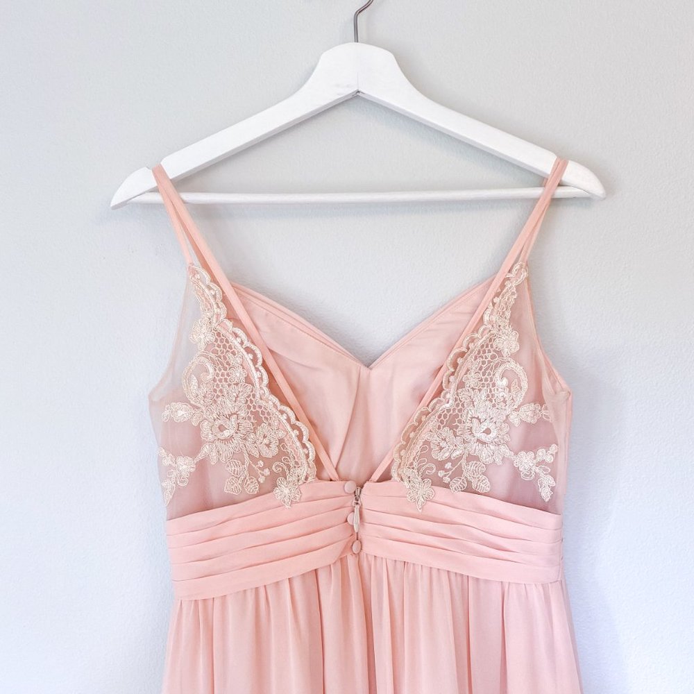 Azazie BLAKE Pearl Pink A6 - Picture 3 of 7